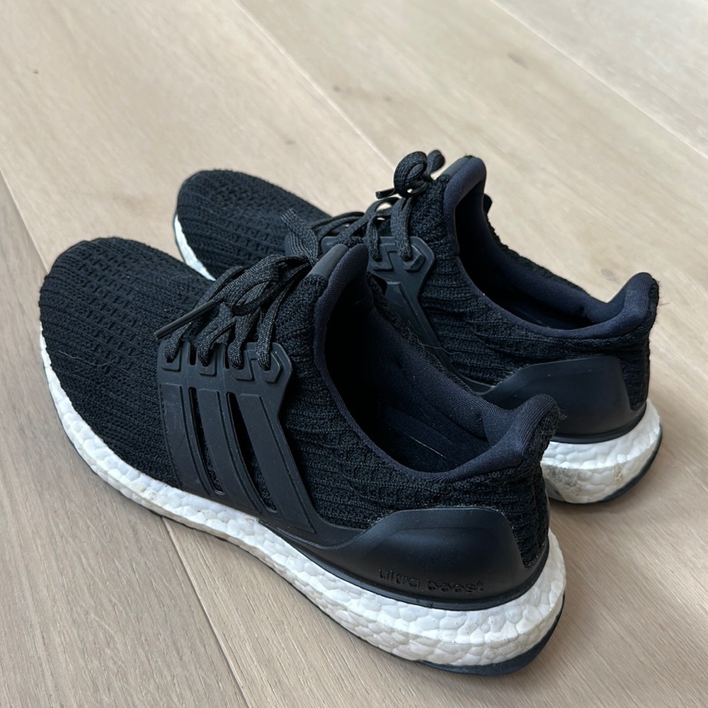 Black adidas Boost.